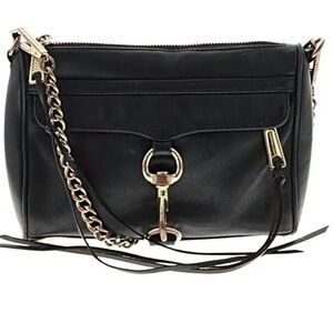 Rebecca Minkoff Black Leather Crossbody Bag